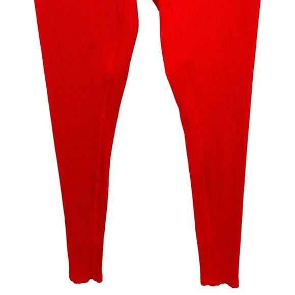 Year of Ours x Bandier Ribbed Veronica‎ Leggings Red Size Large - Picture 5 of 10